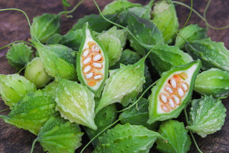 green bitter gourds