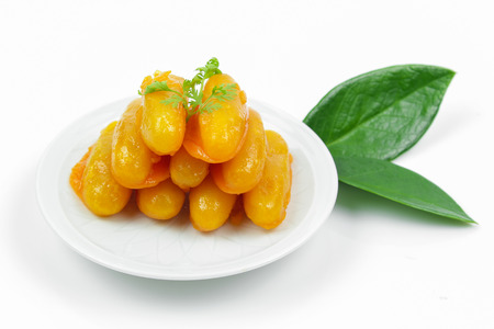 Sweet jackfruit seeds, Thai dessert (Met Khanoon)