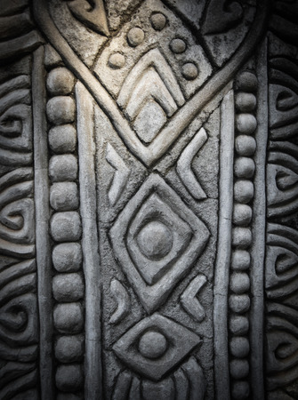 Images ancient stone wall texture in at Sala Kaeo Kou (Wat Khaek), Nong Khai, Thailandの写真素材