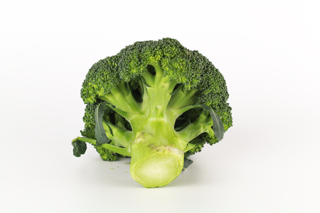 healthy green organic raw broccoli ready for cookingの写真素材
