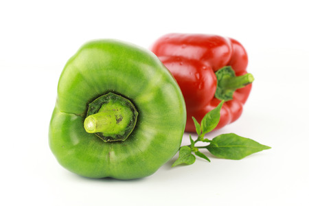 fresh bell pepper or capsicum, sweet pepperの写真素材