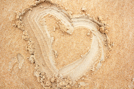 Soft wave of blue ocean on sandy beach. Background.の写真素材