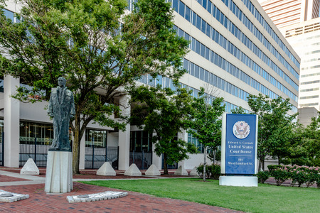 Baltimore, Maryland, USA - July 9, 2017: Edward A. Garmatz United States Courthouse in Baltimore.のeditorial素材