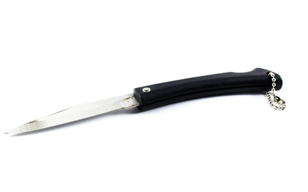 Knife on a white background