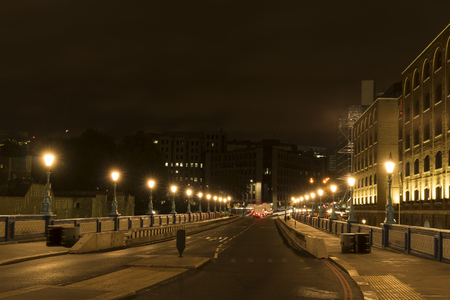 London United Kingdom, October 11 2017, Night scene of the city, Nice outdoors and architecture in Great Britainのeditorial素材