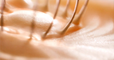 Creamy Whipped Peaks, Silky Froth Under Warm Illumination, Artisan Chef Creates Luscious Dessert Foamの写真素材