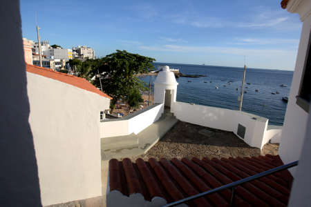 salvador, bahia / brazil - may 11, 2016: View of Forte de Sao Diogo in Barra neighborhood in the city of Salvador.のeditorial素材