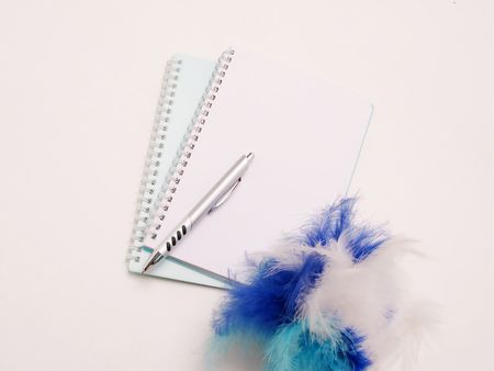 Office staff ready to be used, in a white backgroundの写真素材