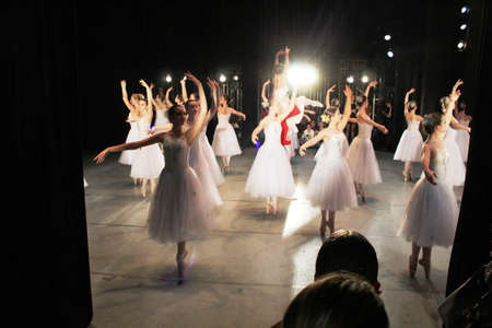 Belgrade Serbia December/25/2019 Nutcracker performed by High Ballet School Lujo Davicoのeditorial素材