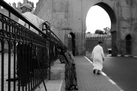 Morocco black and whiteのeditorial素材