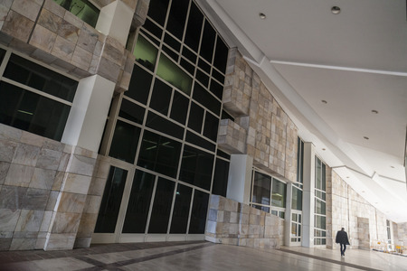 SANTIAGO DE COMPOSTELA,SPAIN-NOVEMBER 11,2015:Contemporary architecture,City of Culture of Galicia, Cidade da cultura de Galicia, designed by Peter Eisenman, Santiago de Compostela,Galicia,Spain.のeditorial素材