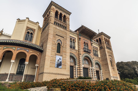 SEVILLE,SPAIN-NOVEMBER 16,2011: Museum of Arts and Traditions, Museo artes y costumbres populares,Seville, Andalucia,Spainのeditorial素材