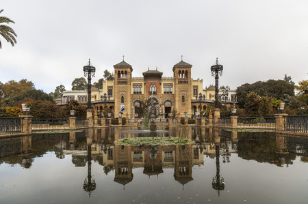 SEVILLE,SPAIN-NOVEMBER 16,2011: Museum of Arts and Traditions, Museo artes y costumbres populares,Seville, Andalucia,Spainのeditorial素材