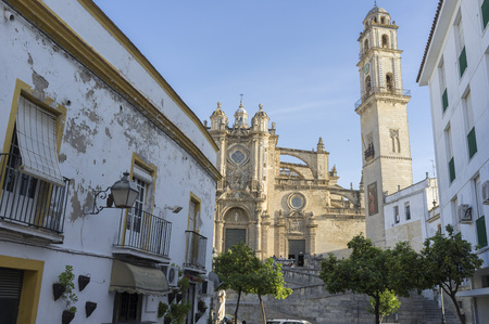 JEREZ DE LA FRONTERA,SPAIN-NOVEMBER 13,2016: Cathedral,Jerez, Andalucia.のeditorial素材