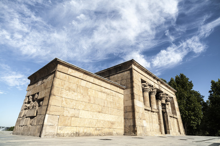 MADRID,SPAIN-JULY 25,2015: Temple of Debod, ancient egyptian temple,Madrid.のeditorial素材