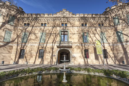 CORNELLA DE LLOBREGAT,SPAIN-JANUARY 21,2015: Palace of Can Mercader, Cornella de Llobregat, province Barcelona, Catalonia.のeditorial素材