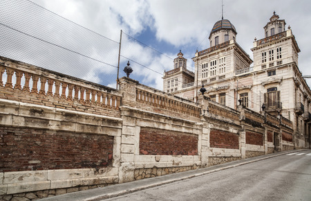 ARBOS,SPAIN-MAY 19,2012: Architecture, Palace, Palau Gener Batet, Arbos, province Tarragona,Catalonia.のeditorial素材
