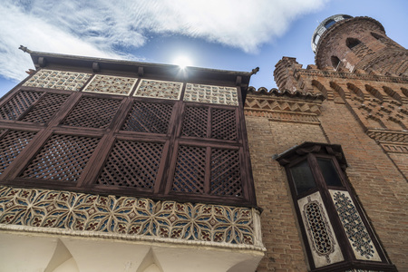 ALCALA DE HENARES,SPAIN-JULY 24,2015: Palace Laredo, Palacio, Alcala de Henares, province Madrid, Spain.のeditorial素材