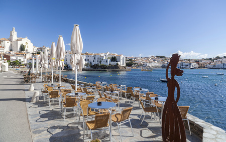 CADAQUES,SPAIN-MAY 21,2015:View of the town Cadaques,Costa Brava, province Girona, Catalonia.のeditorial素材