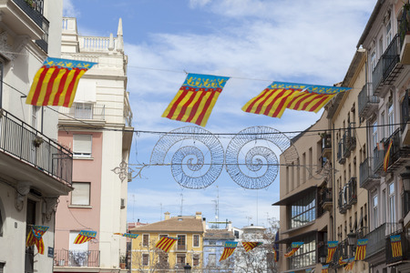 VALENCIA,SPAIN-MARCH 19,2018: Falles, traditional celebration, unesco untangible cultural heritage, Valencia,Spain.のeditorial素材