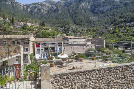 DEIA,SPAIN-APRIL 15,2013: Village view of Deia, Mallorca island.
