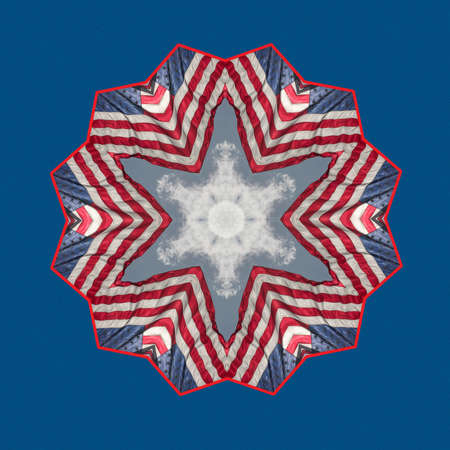 Flag Kaleidoscopeの写真素材