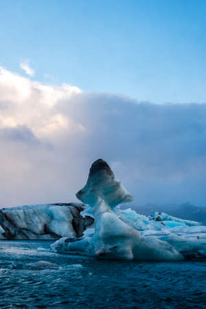 Jokulsarlon, the frozen lagoon in southern Iceland