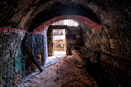 A room in the El Morro castle in Havana, Cuba
