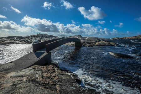Verdens Ende or end of the world in the town of Tjome, in southern Norwayの写真素材