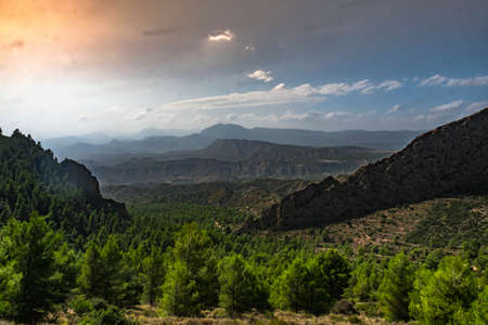 Ascent to the mountain of CabeÃ§Ã³ d'or, in Alicante, Spain
