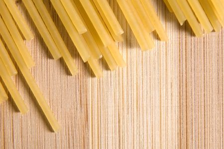 uncooked italian pasta. abstractの写真素材