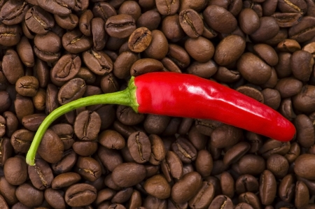 hot coffee with chili