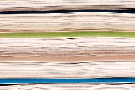 Stack of magazinesの写真素材