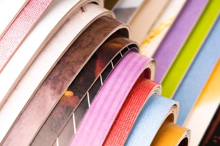 stack of magazinesの写真素材