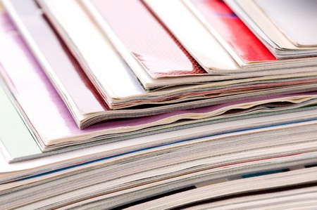 stack of magazines