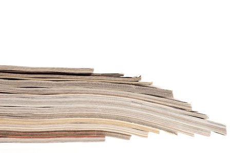 stack of magazines