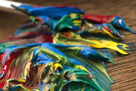 mixing paints. background 