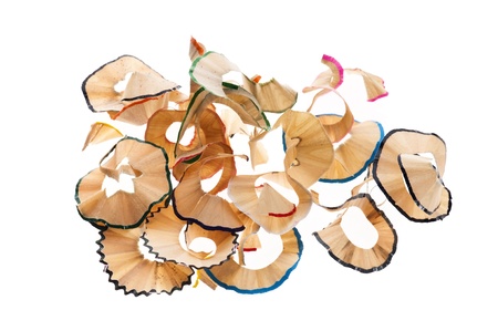 Crayon shavingの写真素材