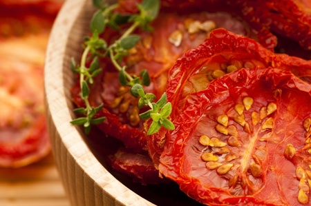 Italian sun dried tomatoesの写真素材