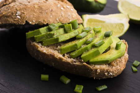Sandwich with avocadoの写真素材