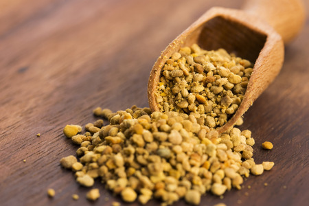 Bee pollen closeupの写真素材