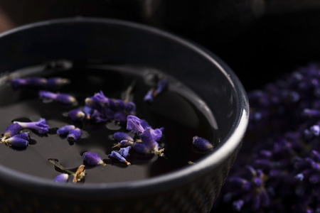 Lavender teaの写真素材