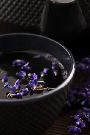 Lavender teaの写真素材