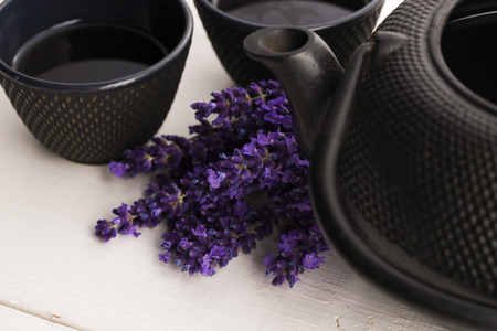Lavender teaの写真素材