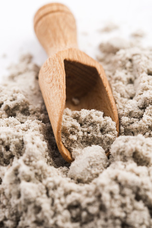 Kala namak or Black salt of South Asiaの写真素材