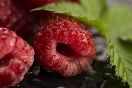 Heap of raspberry