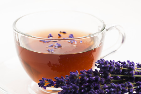 Lavender teaの写真素材