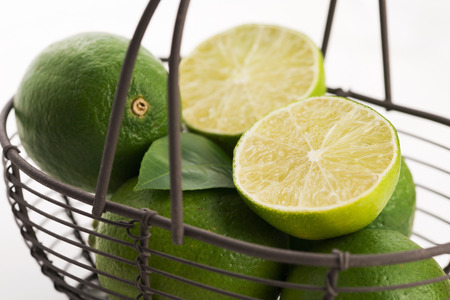 Fresh limesの写真素材