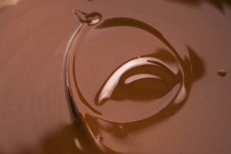  melted chocolate close up の写真素材