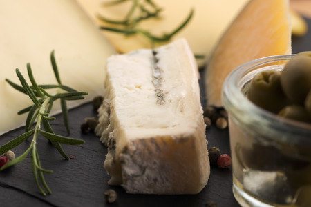 Various types of cheeseの写真素材